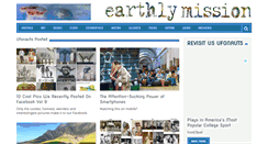 Desktop Screenshot of earthlymission.com